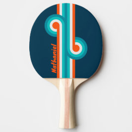 Pala De Ping Pong Bluebottle Echo Loop de Rayas con Nombre