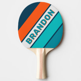 Pala De Ping Pong Bluebottle Echo Negrita Rayada con Nombre