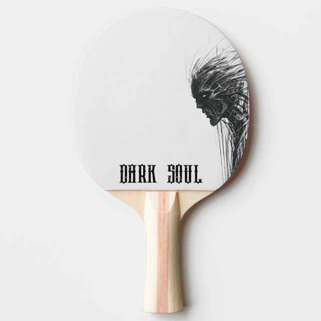 Pala De Ping Pong Boceto de Ser Oscuro Alma Oscura (Anverso)