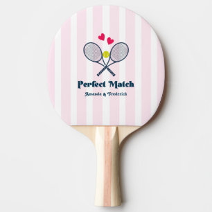 Pala De Ping Pong Boda de tenis elegante con regalos de ducha de nov