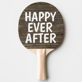 PALA DE PING PONG BODA GIFT PADDLE, FELIZ DESPUÉS DE PING PONG PA