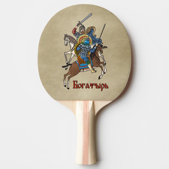Pala De Ping Pong Bogatyr ruso medieval (Anverso)