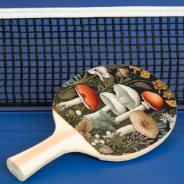 Pala De Ping Pong Boho Woodland Mushrooms Wildflower Garden