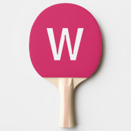 Pala De Ping Pong Bola de Ping Pong personalizada rosa caliente y bl