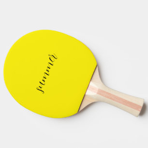 Pala De Ping Pong Bolsa blanca y elegante con "verano" amarillo
