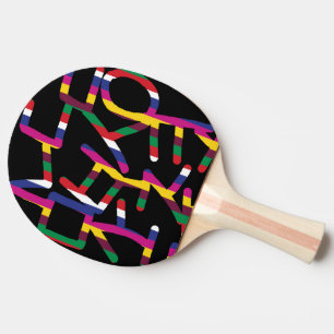 Pala De Ping Pong Bolsa de Tote colorida