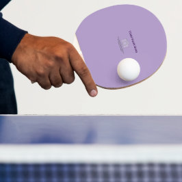 Pala De Ping Pong Bonito Pastel Lilac / Lavender / Purple