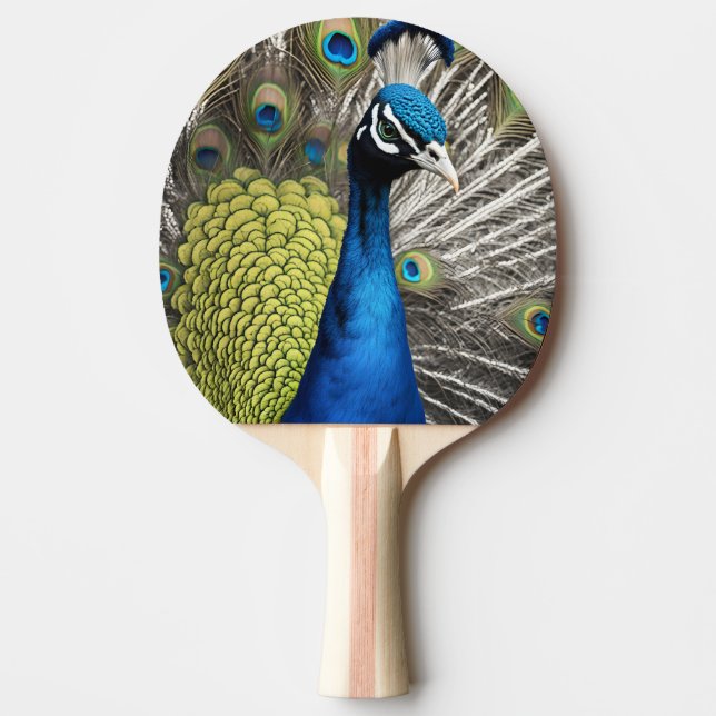 Pala De Ping Pong Bonito Peacock (Anverso)