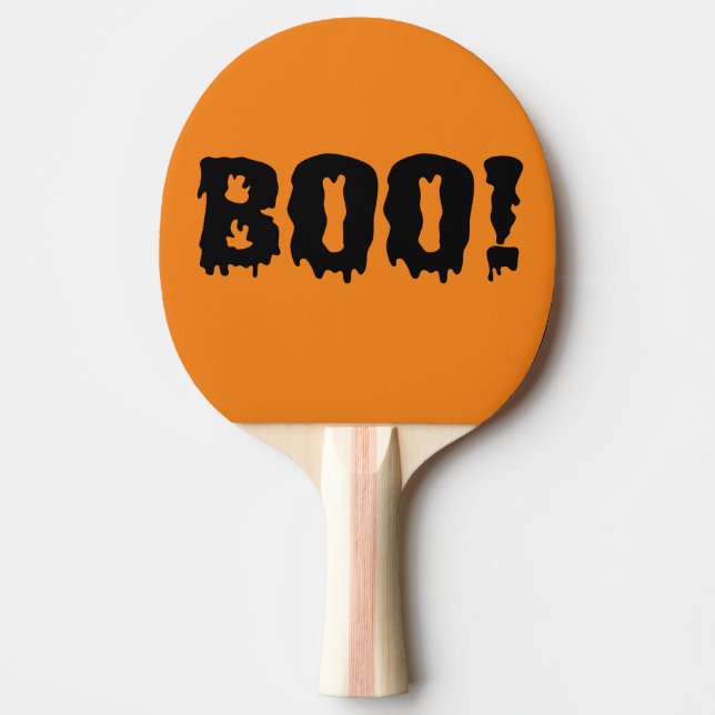 Pala De Ping Pong ¡Boo de Halloween! (Anverso)