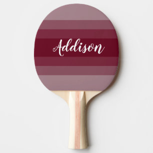 Pala De Ping Pong Borgoña Rojo Ombre Astillado