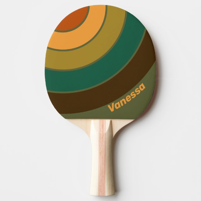 Pala De Ping Pong Bosque Antiguo Raya del Círculo de la Marisma con  (Anverso)