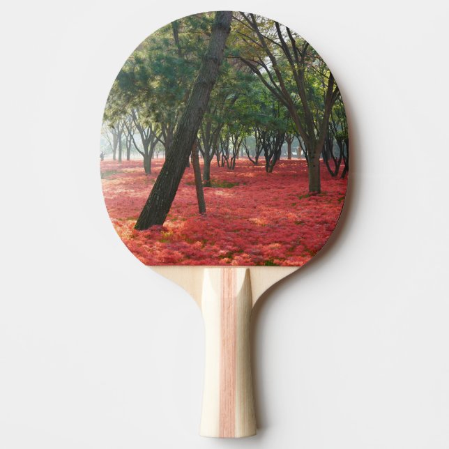 Pala De Ping Pong Bosque de flores (Anverso)