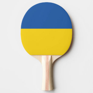 Pala De Ping Pong Botón Bandera de Ucrania