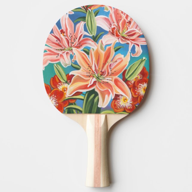 Pala De Ping Pong Bouquet en la frontera II (Anverso)