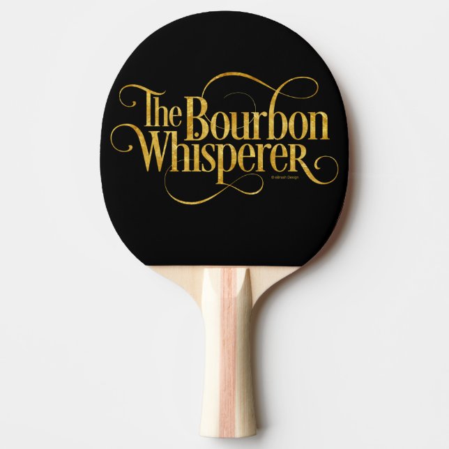 Pala De Ping Pong Bourbon Whisperer (Anverso)