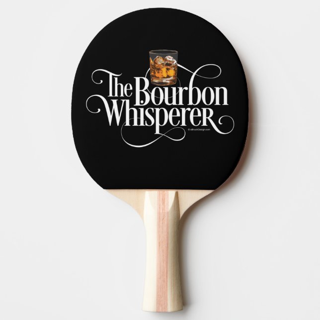 Pala De Ping Pong Bourbon Whisperer Ping Pong Paddle (Anverso)