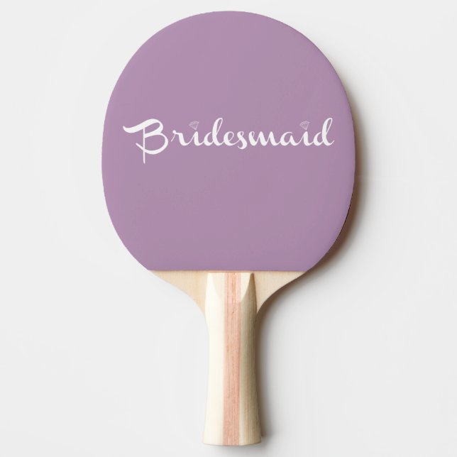 Pala De Ping Pong Bridesmaid White En Lilac (Anverso)