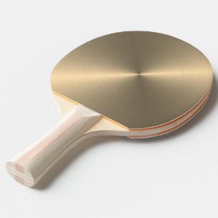 Pala De Ping Pong Brillo del oro