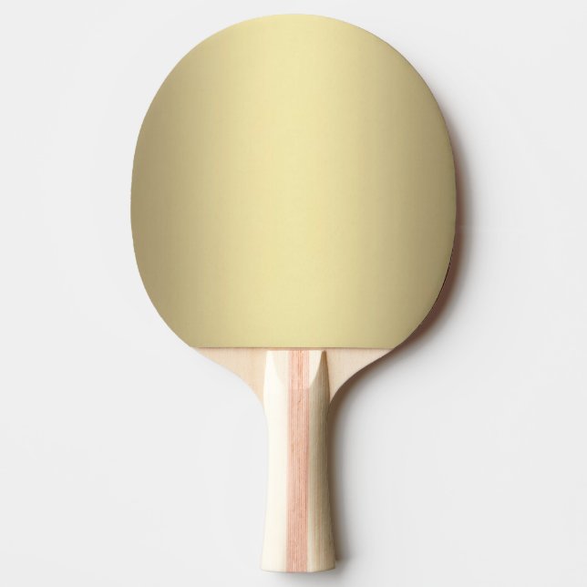 Pala De Ping Pong Brillo dorado (Anverso)