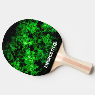 Pala De Ping Pong Brillo en el patrón oscuro