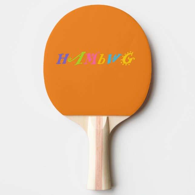 Pala De Ping Pong Brillo HAMbWG, color gráfico (Anverso)
