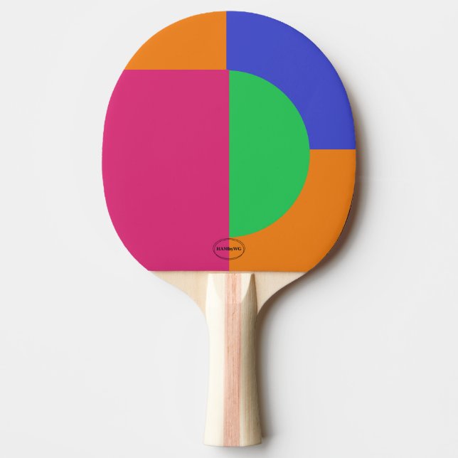 Pala De Ping Pong Brillo HAMbWG, color gráfico (Anverso)