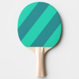 Pala De Ping Pong Brisa Audaz de Rayas en la Playa Verde Azulada