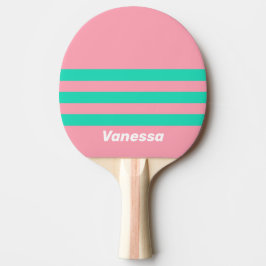 Pala De Ping Pong Brisa de Playa Nostálgica a través de Rayas con No