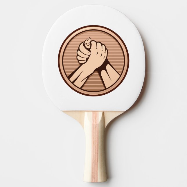 Pala De Ping Pong Bronce en lucha armada (Anverso)