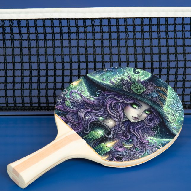 Pala De Ping Pong Bruja Celestial Mística (in situ)