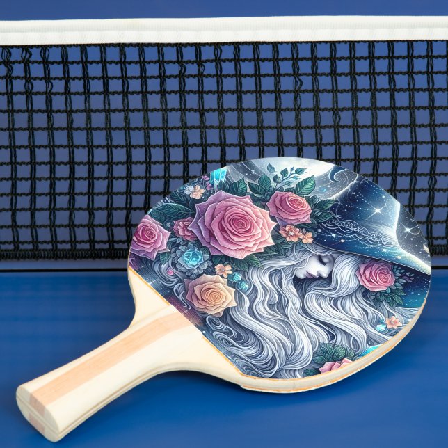 Pala De Ping Pong Bruja del Sueño de la Rosa Celestial (in situ)