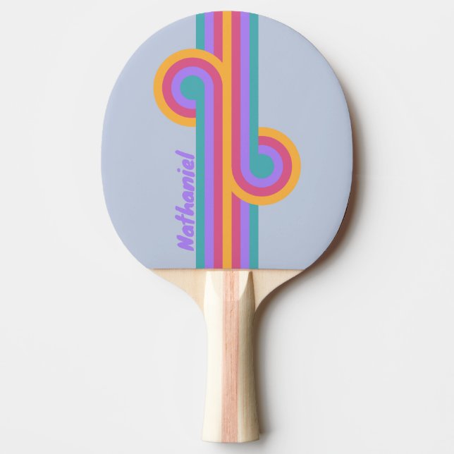 Pala De Ping Pong Bucle de franja de sueño de pensamiento suave con  (Anverso)
