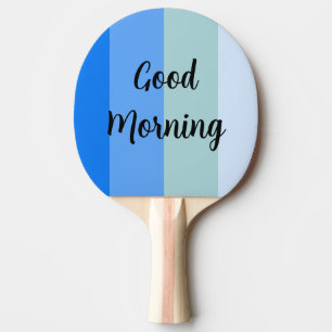 Pala De Ping Pong Buenos días Blue Striped Ping Pong Ball