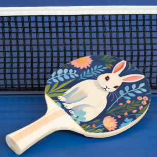 Pala De Ping Pong Bunny Floral