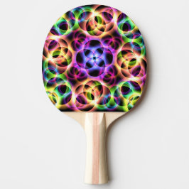 Pala De Ping Pong Burbujas arcoiris dos