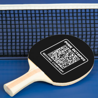 Pala De Ping Pong Business Marketing QR Code