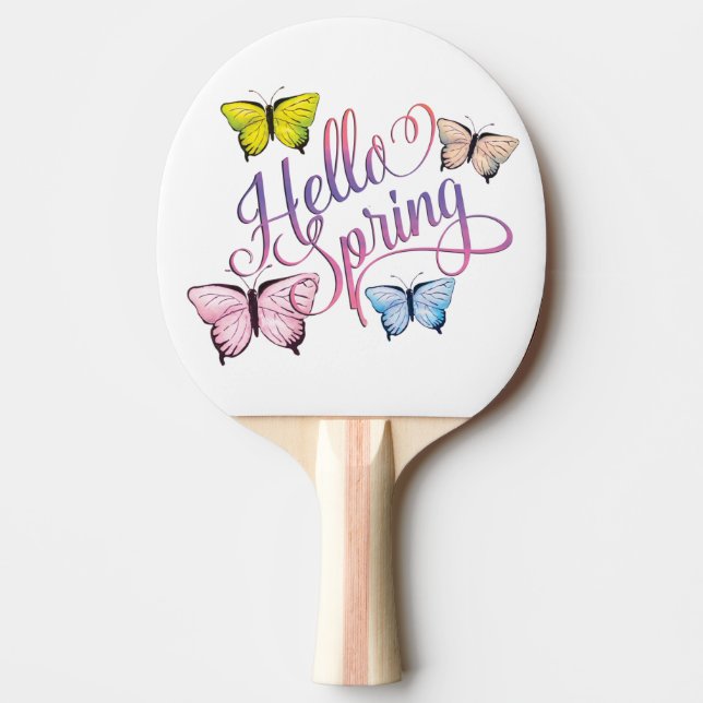 Pala De Ping Pong Butfly Hello Spring (Anverso)
