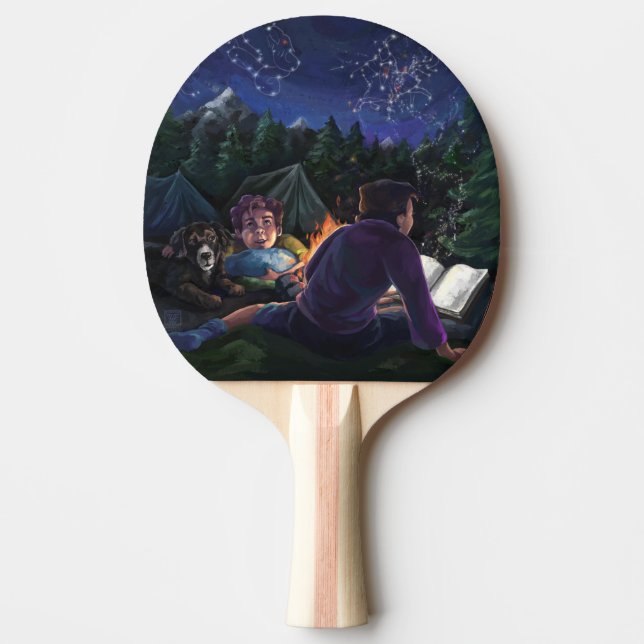 Pala De Ping Pong Caballeros de Verano (Anverso)