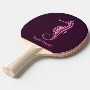 Pala De Ping Pong Caballito de mar rosa