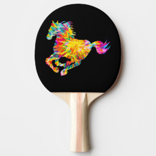 PALA DE PING PONG CABALLO DE TINTURA ENLACE