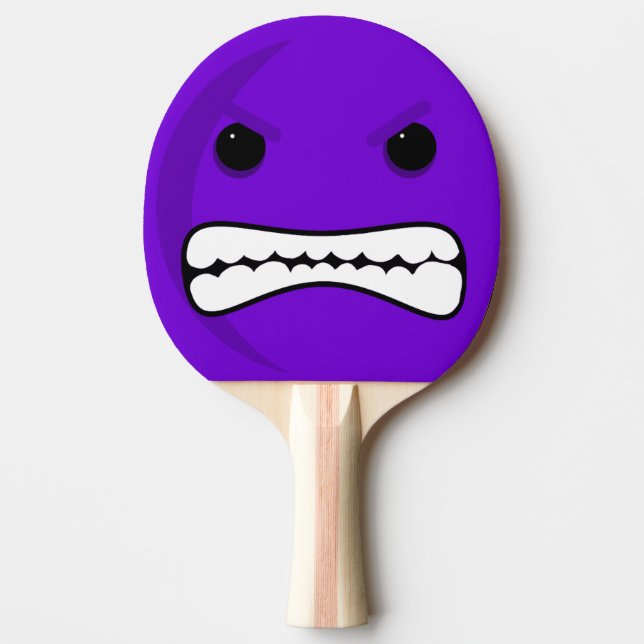 Pala De Ping Pong Cabeza púrpura (Anverso)