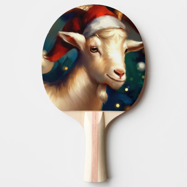 Pala De Ping Pong Cabra de Navidad (1) (Anverso)