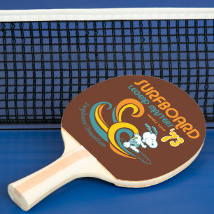 Pala De Ping Pong Cacahuetes Concurso Snoopy Surfboard Longboard