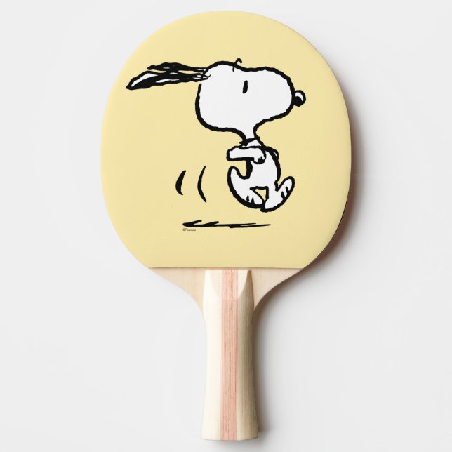 Pala De Ping Pong Cacahuetes | Ejecución de Snoopy (Anverso)