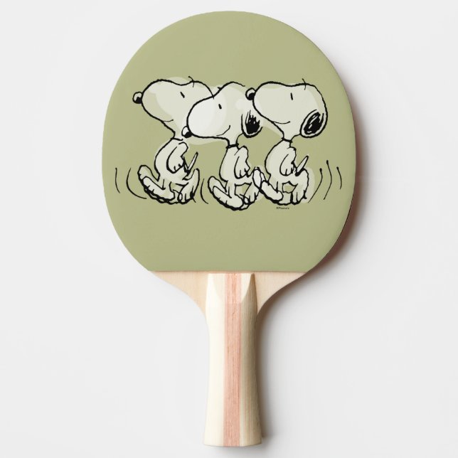 Pala De Ping Pong Cacahuetes | Escala de Snoopy (Anverso)