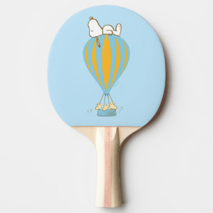 Pala De Ping Pong Cacahuetes Globo de aire caliente Snoopy & Woods