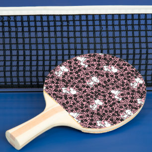 Pala De Ping Pong Cacahuetes Patrón de Vino de Flor Snoopy