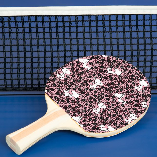 Pala De Ping Pong Cacahuetes | Patrón de Vino de Flor Snoopy (in situ)