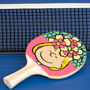 Pala De Ping Pong Cacahuetes Sally Half & Half Flowers