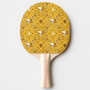 Pala De Ping Pong Cacahuetes Snoopy Bandana Cowboy